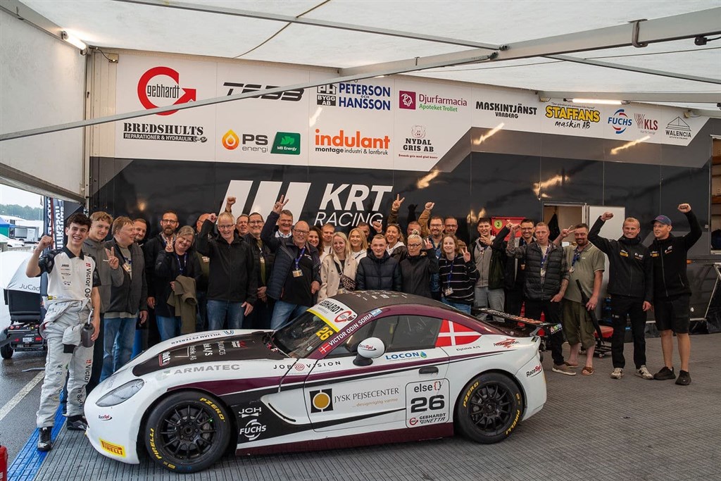 Victor sikrede to andenpladser på Ring Knutstorp.
(Foto: Lucas Højrup)